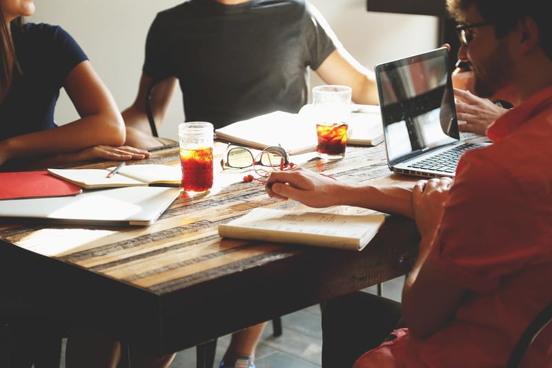Nurse Administrator in a meeting